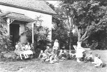 Historical 4-H club outdoors