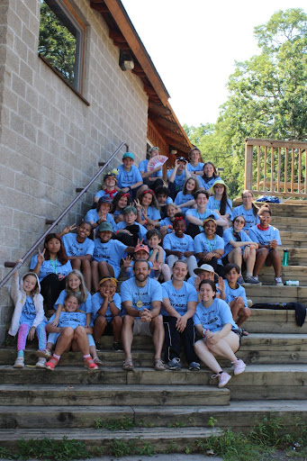 4-H Camp Group Picture of Youth