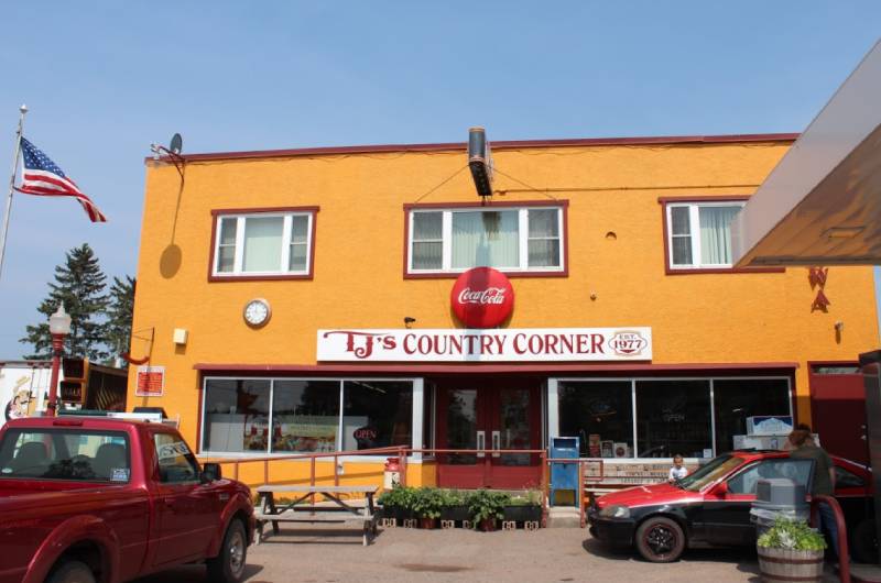 Front of TJs Country Corner store