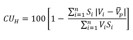 Math formula for coefficient of uniformity