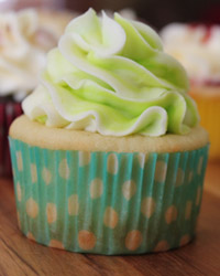Close-up of homemade cupcake