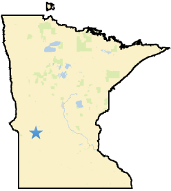 Perham Minnesota on a map
