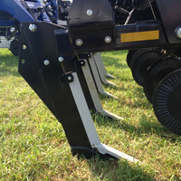 In-line ripper plow which is a plow with one row of tines.