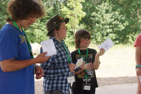 Youth listening to presenter at Wildlife Workshop event