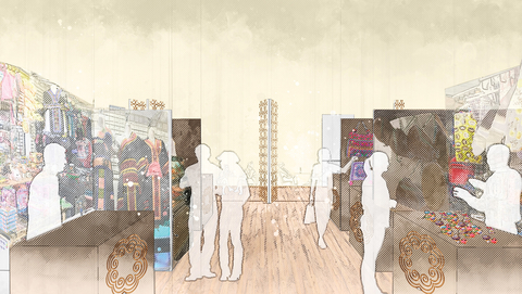 Design illustration of planned Hmong Community Center