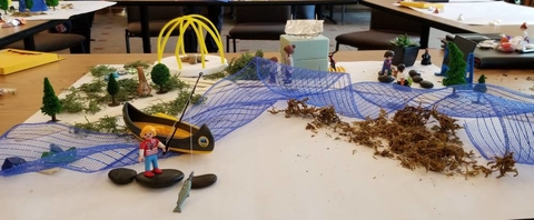 a model of the vision for a cultural interpretive center