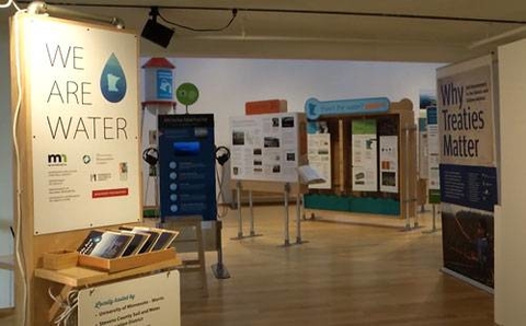 Public display educating on water conservation