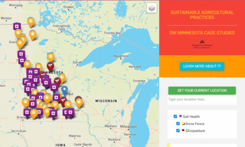 Screen shot of the Farmmaps website.