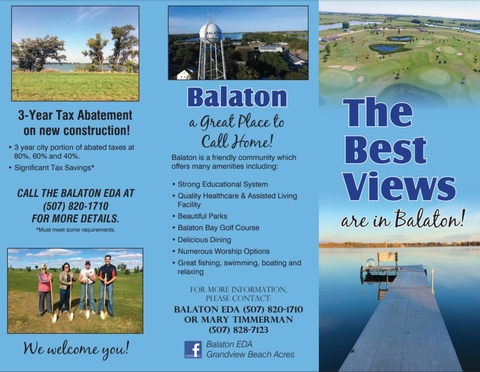 Balaton Minnesota promo brochure