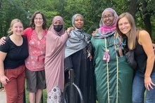 Somali postpartum moms with Extension educators