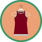 dress on a hanger icon