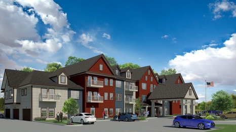 A proposed housing development in Mora, Minnesota.