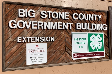 Big Stone County Extension Office Sign