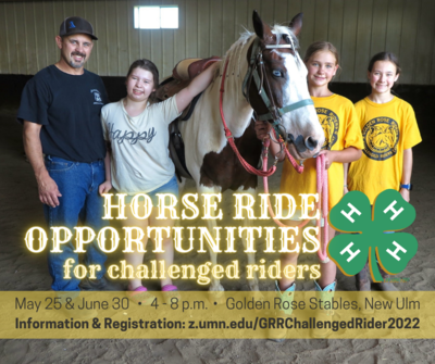 Horse Ride opportunities for Challenged riders information