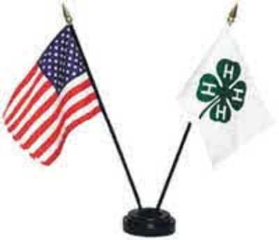 4H and US flag