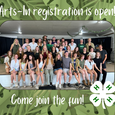 Arts-In registration open