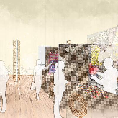 Design illustration for planned Hmong community center