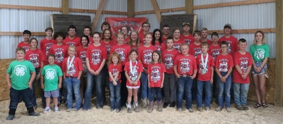 4-H youth at the county fair