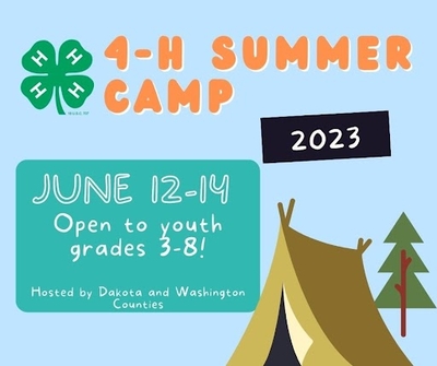 4-H summer camp tent.