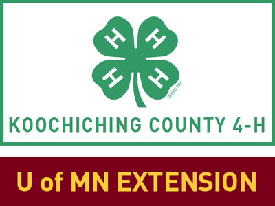 4-H Clover with Koochiching County 4-H, U of MN Extension title