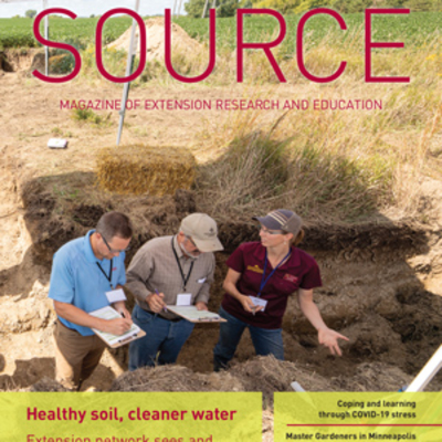 Source cover for Spring 2020; soil field day
