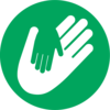 4-H: Volunteer report hand symbol